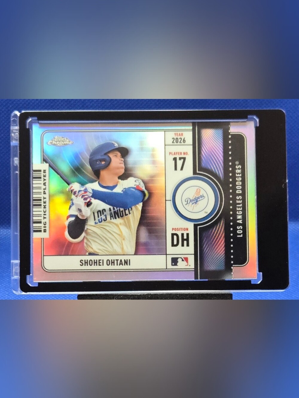 Topps Los Angeles Dodgers Shohei Ohtani : Admit One REFRACTOR